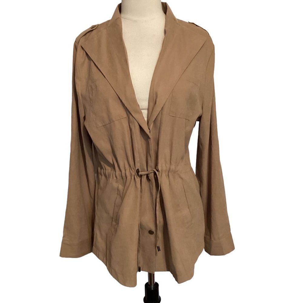 Umgee Utility Safari Jacket Small Tan